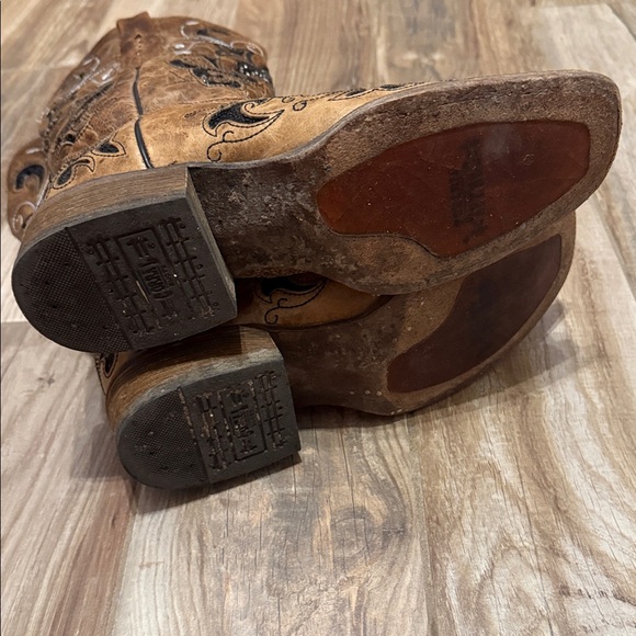 Corral Sequin Leather Western Cowgirl Boots - Picture 8 of 8